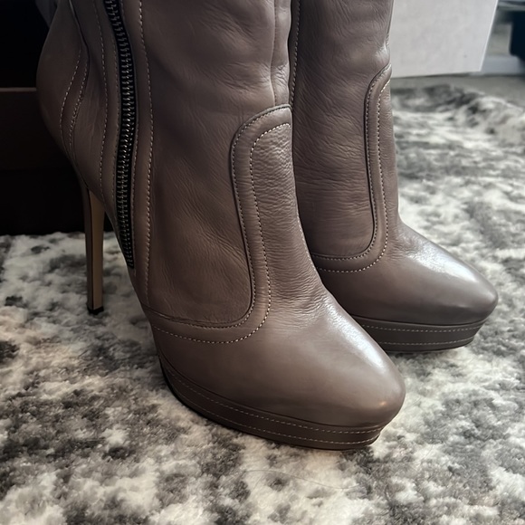 Jimmy Choo light gray size 39 knee high boot - Picture 2 of 6